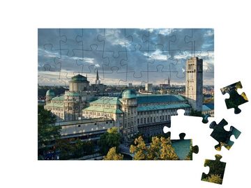 puzzleYOU Puzzle Deutsches Museum in München, 48 Puzzleteile, puzzleYOU-Kollektionen München, Deutsche Städte