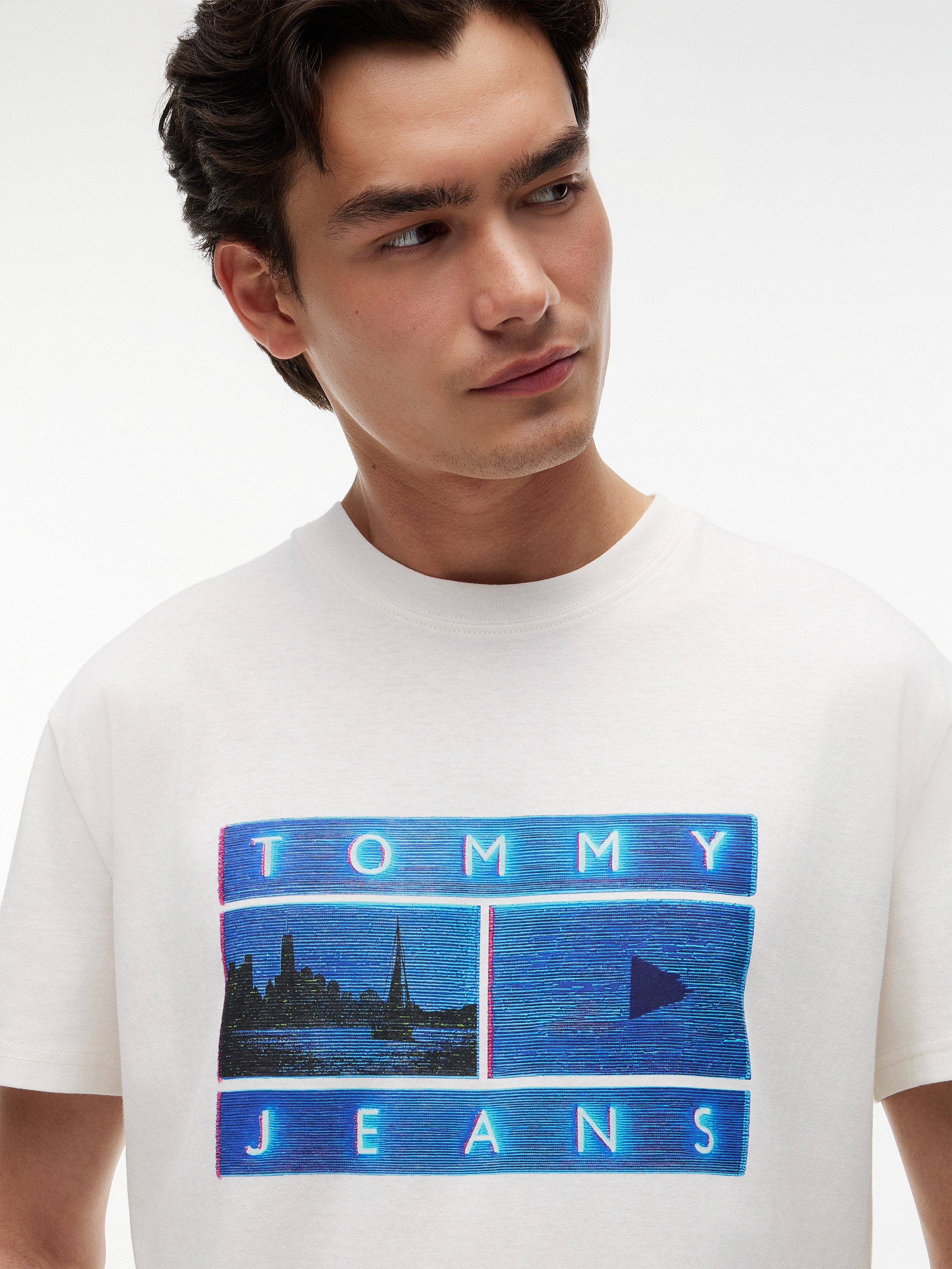 Tommy Jeans T-Shirt TJM REGULAR PHOTO FLAG