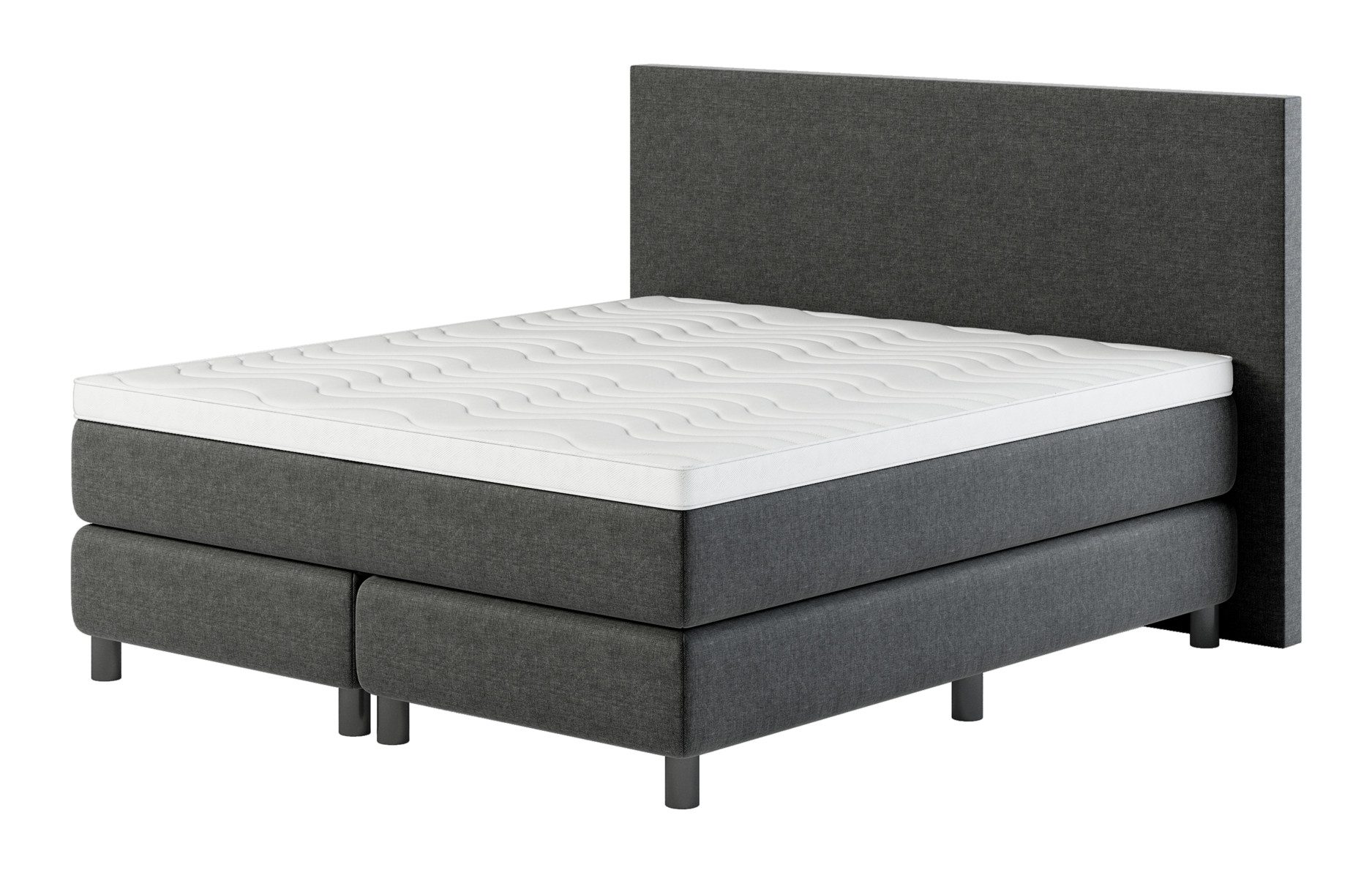 Bengus Boxspringbetten Boxspringbett Boxspringbett FLORENZ 140x200cm inklusive Topper, Boxspringbett, gutem Liegekomfort 7 Zonen Taschenfederkernmatratzen