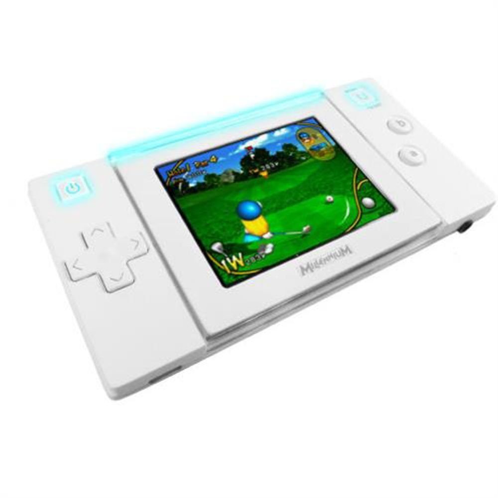 Millennium Arcade Neo 2.0 M521 Videospielekonsole, Spielekonsole, tragbar, flach, mit 220 Spiele, blaue Effektbeleuchtung
