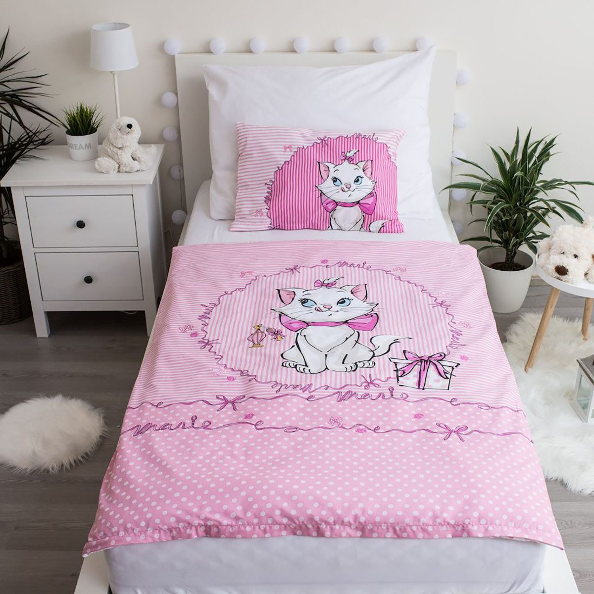 Disney Kinderbettwäsche Disney Babybettwäsche Marie Aristocats günstig online kaufen