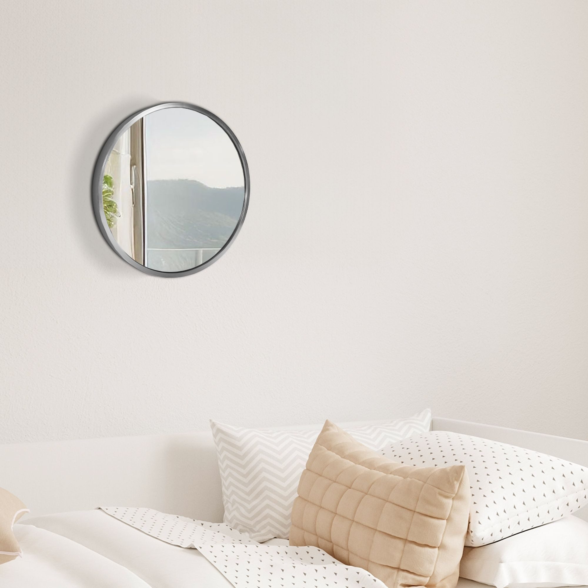 CLP Wandspiegel Elsie, Rund, Modern, 30 / 45 / 60 / 80 cm Metallrahmen