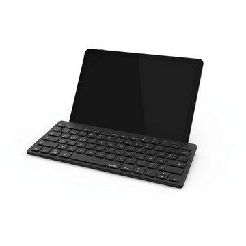 Hama Bluetooth Tastatur Tablet Smartphones mit Standfunktion Tastatur (Deutsche Tastatur (QWERTZ)