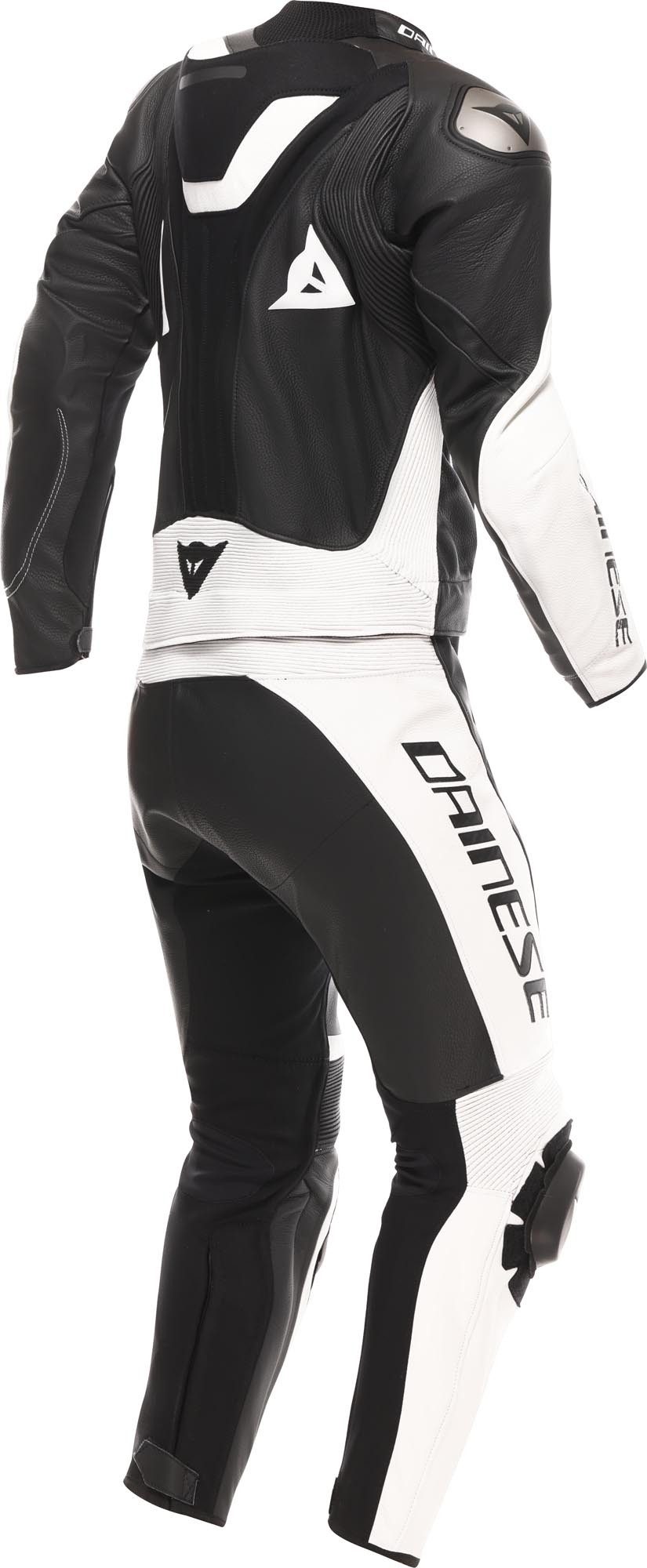 Dainese Motorradkombi Demon Sprint 2-Teiler Motorrad Lederkombi Atmungsaktiv,Ellenbogenprotektoren enthalten,Hüftprotektoren enth
