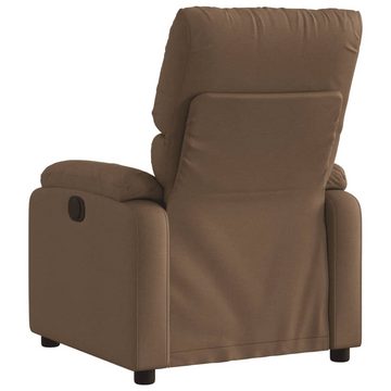 vidaXL Sessel Relaxsessel Elektrisch Braun Stoff (1-St)