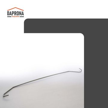 DAPRONA Klemmen, (100-St), Sturmklammern Universal Ziegelklammer Stahl