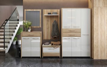 Home affaire Garderobenschrank Gala hochwertig UV lackiert, Soft-Close-Funktion