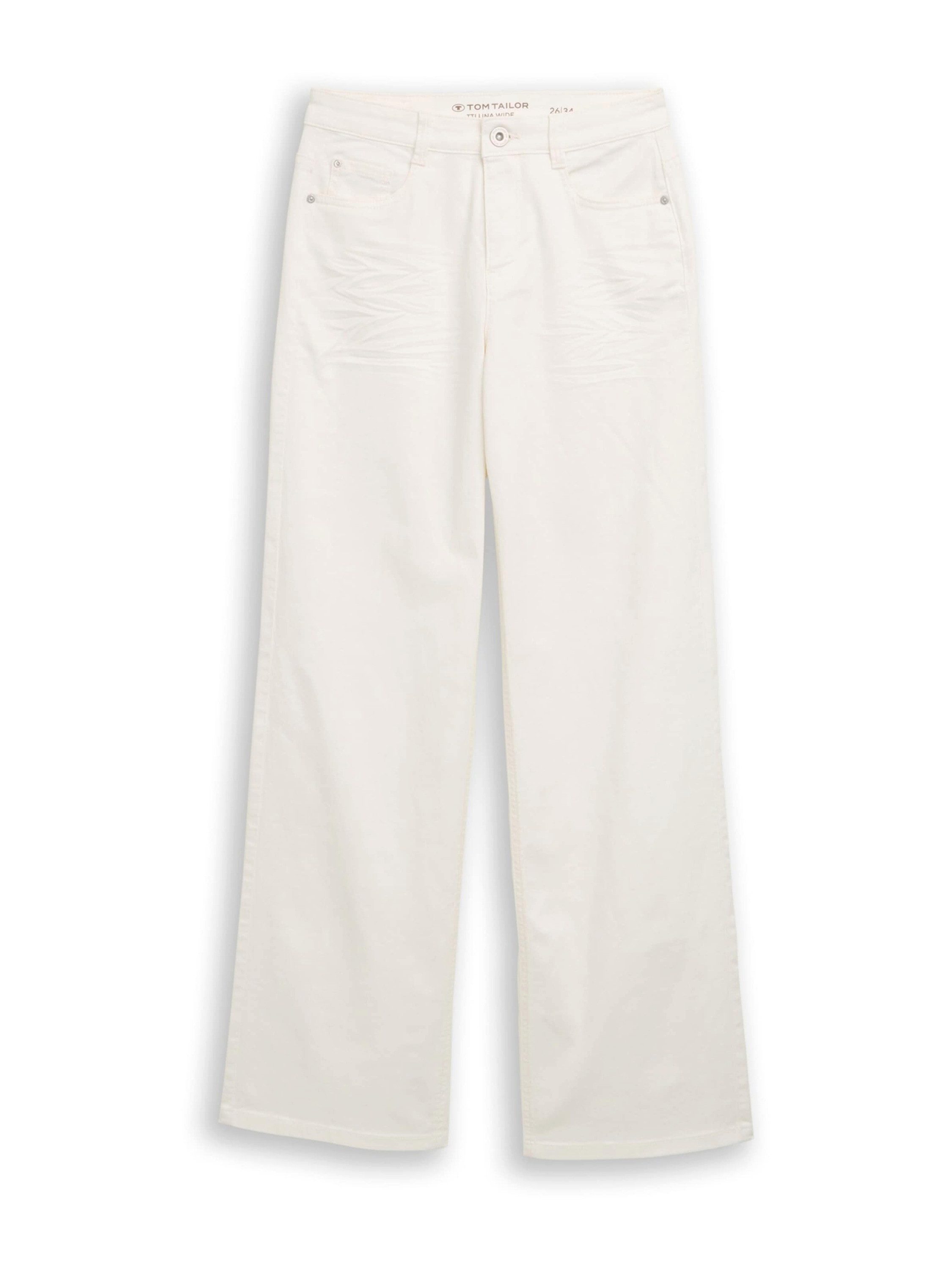 TOM TAILOR Weite Jeans LUNA (1-tlg) Plain/ohne Details