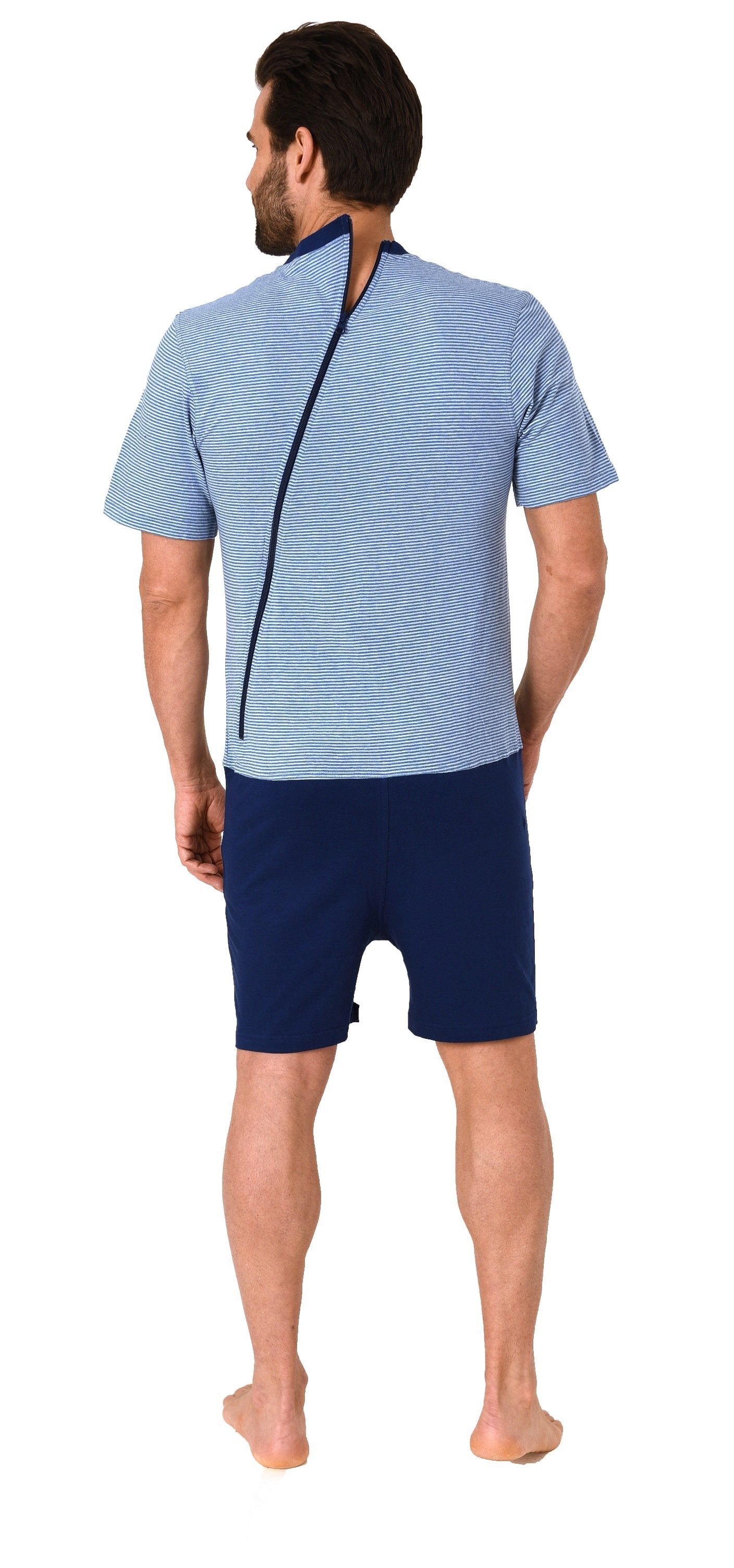 Normann Care Pyjama Herren Pflegeoverall kurzarm günstig online kaufen