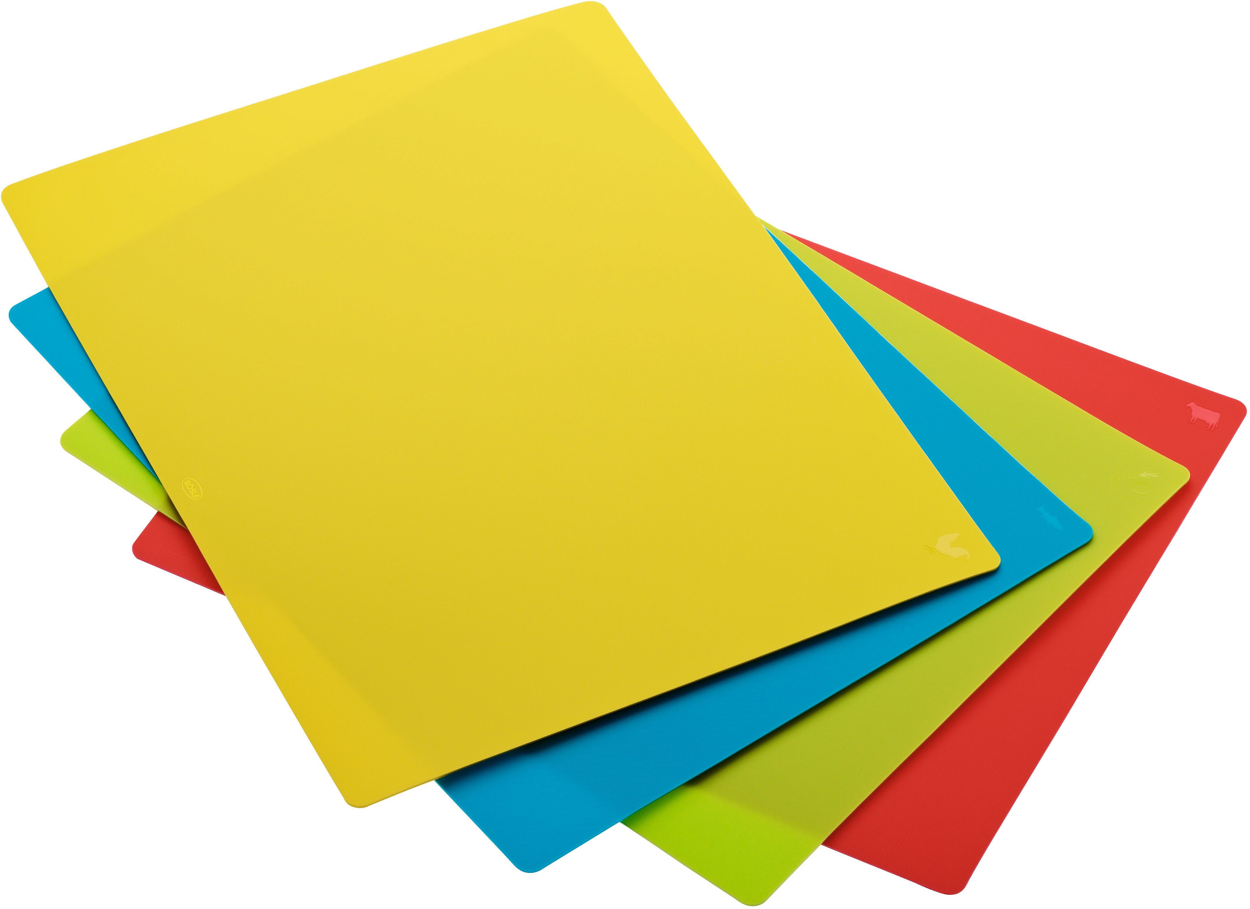 RÖSLE Schneidebrett, Kunststoff, (4-St), Schneidunterlagen von RÖSLE ...