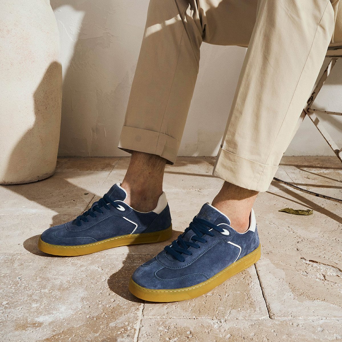 SIOUX Sioux 12340 TEDROSO-708, Sneaker, Blau, hell, Herren Sneaker
