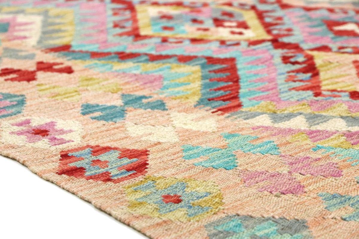 Orientteppich Kelim Afghan 132x174 Handgewebter Nain Höhe: rechteckig, Trading, mm Orientteppich, 3