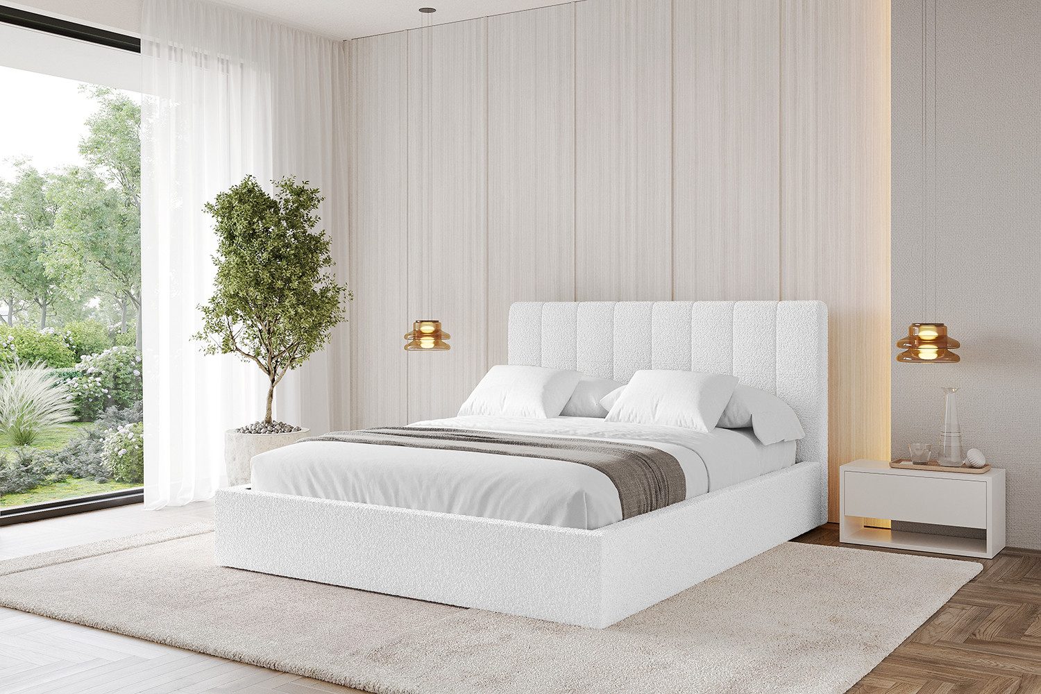 ALTDECOR Polsterbett STERA (Polsterbett mit Bettkasten günstig online kaufen