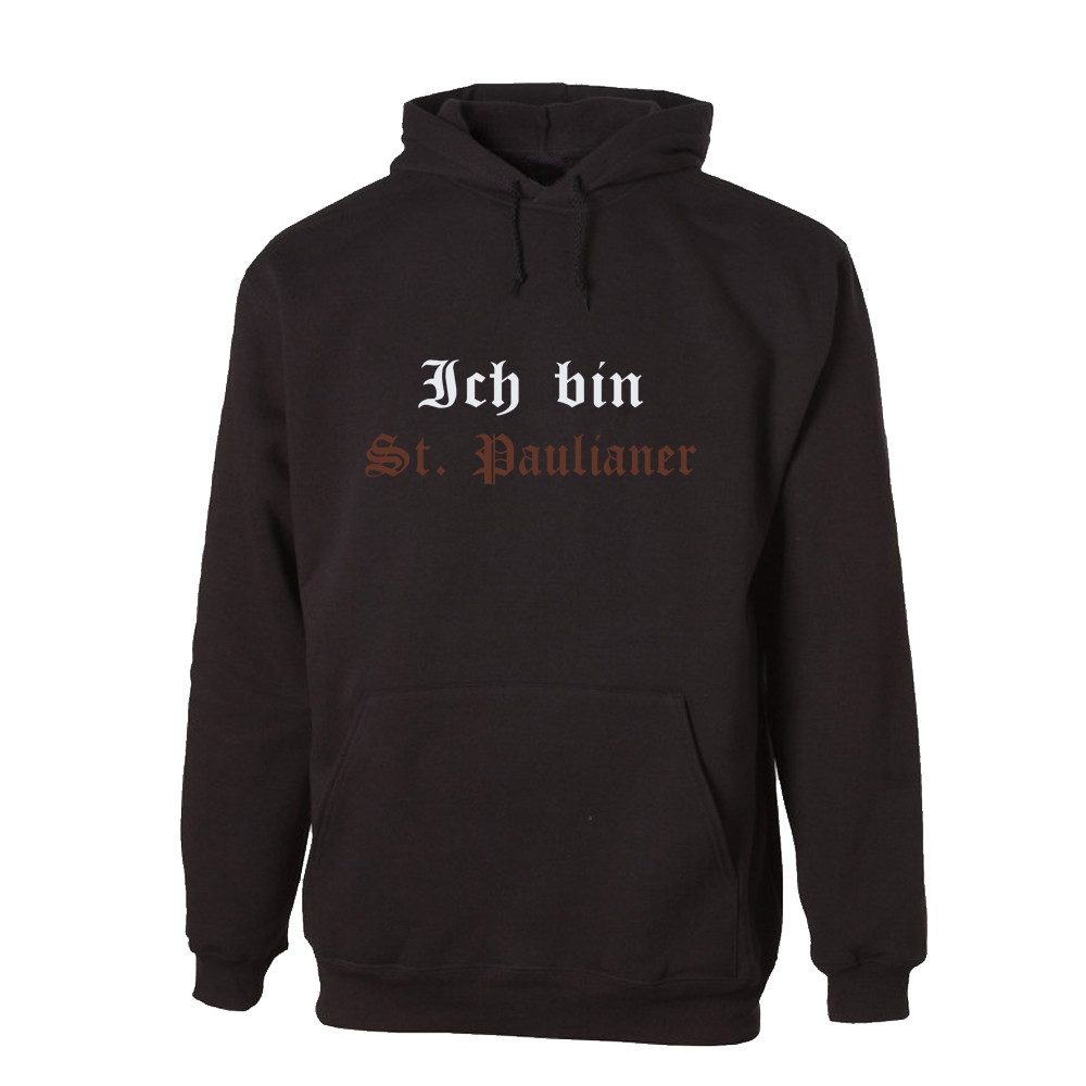 G-graphics Hoodie Ich bin St. Paulianer – ein Leben lang mit Rückendruck Unisex Pullover mit einem Motiv für den echten Fan