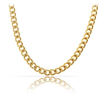 Made by Nami Panzerkette Hochwertige Halskette aus Edelstahl Herren & Damen Robuste Königskette, Gliederkette Halskette Cuban Link Chain