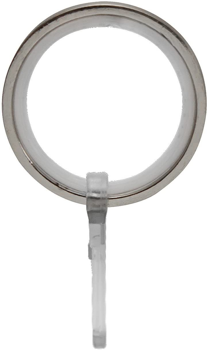 Garduna Gardinenring FLACHRINGE, Set, mit Gleiteinlage, ø16mm und ø20mm Gardinenstangen, (Set, 20-St)