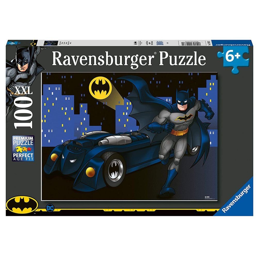 Batman Puzzle Puzzle DC Justice Batman 100 100 Teile XXL Puzzleteile League, Ravensburger