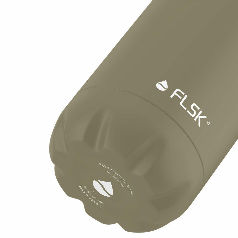 FLSK Trinkflasche Khaki 1 L