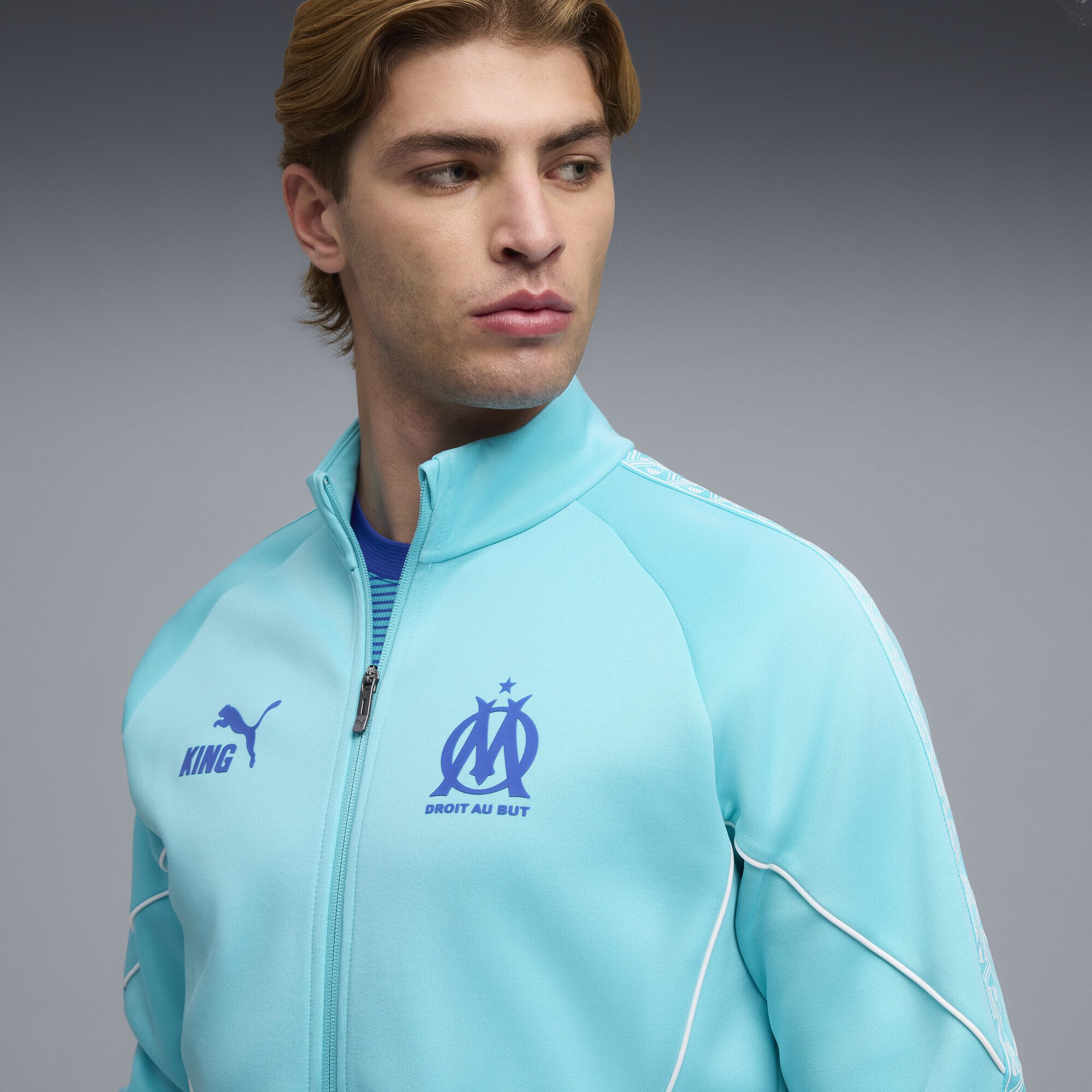 PUMA Sweatjacke Olympique de Marseille KING Anthem Jacke Herren