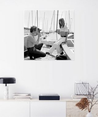 Posterlounge Poster Bridgeman Images, Serge Gainsbourg und Jane Birkin, 1969, Wohnzimmer Fotografie