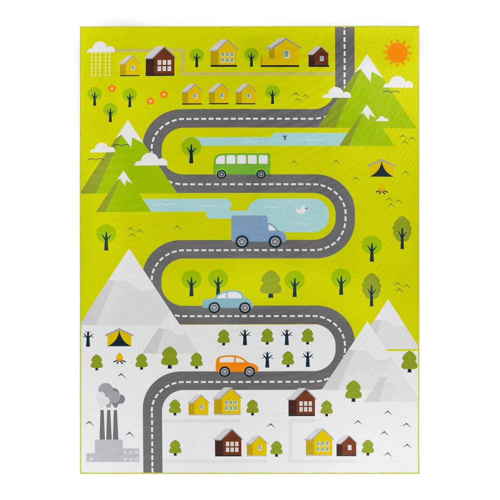 TaraCarpet Kinderteppich Tara Kids Fresh Spieleteppich Country, rechteckig, günstig online kaufen