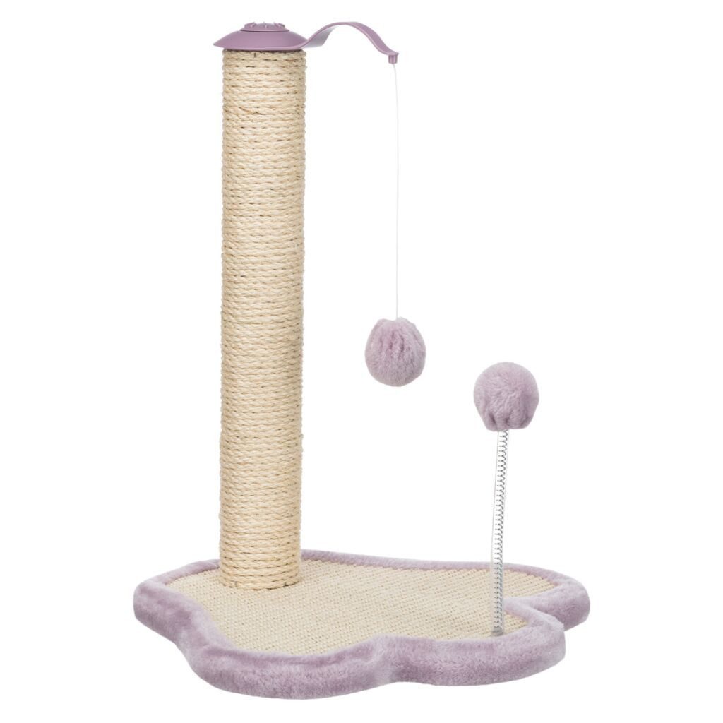 TRIXIE Ersatz-Kratzbaumstamm Kratzstamm - natur/flieder - 50 cm