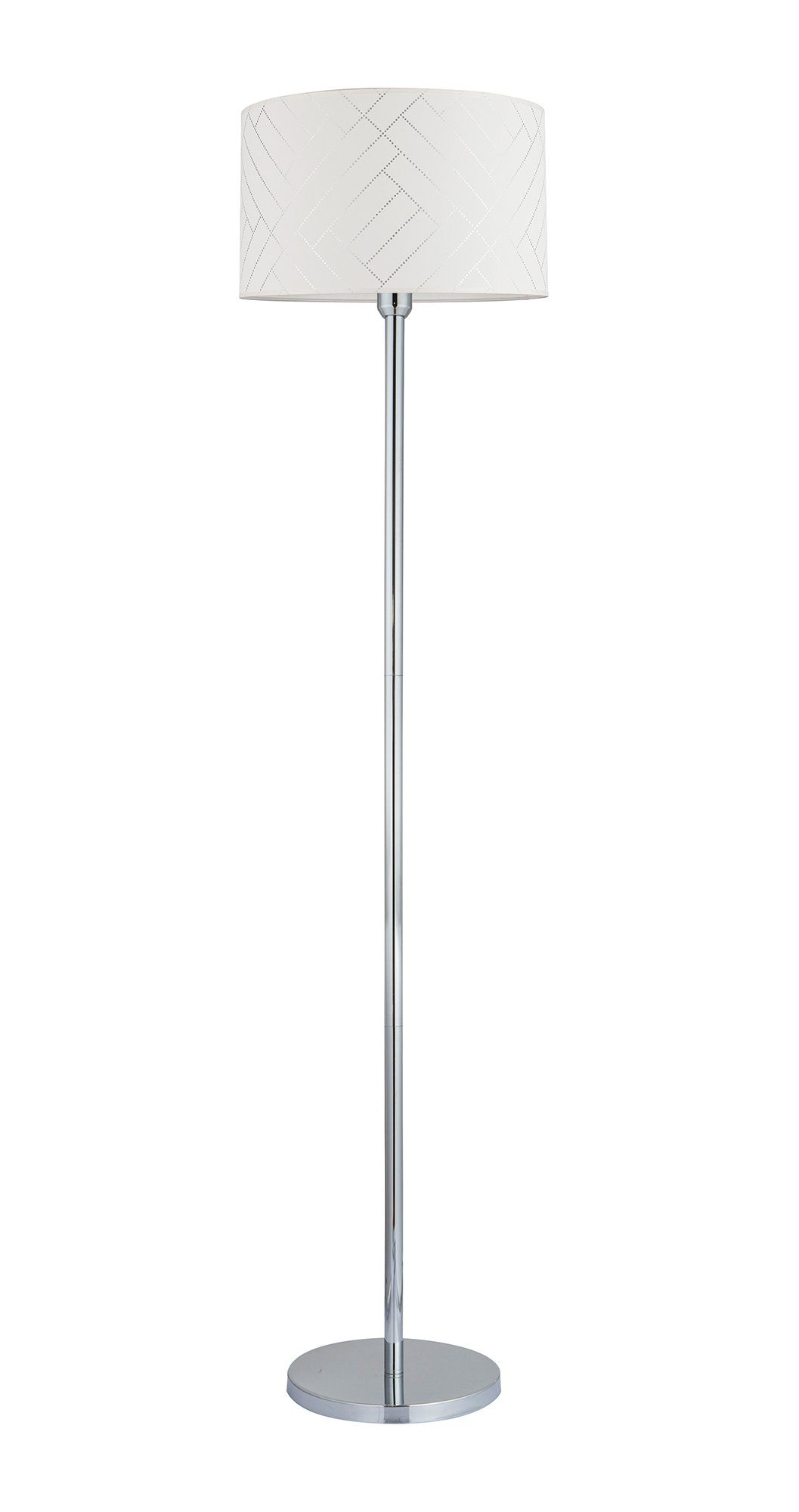 Britop Lighting Stehlampe Punto Leuchtenfuss Aus Metall In Chrom Schirm Aus Laminierter Tapete Passende Lm E27 Exklusive Made In Europe Online Kaufen Otto