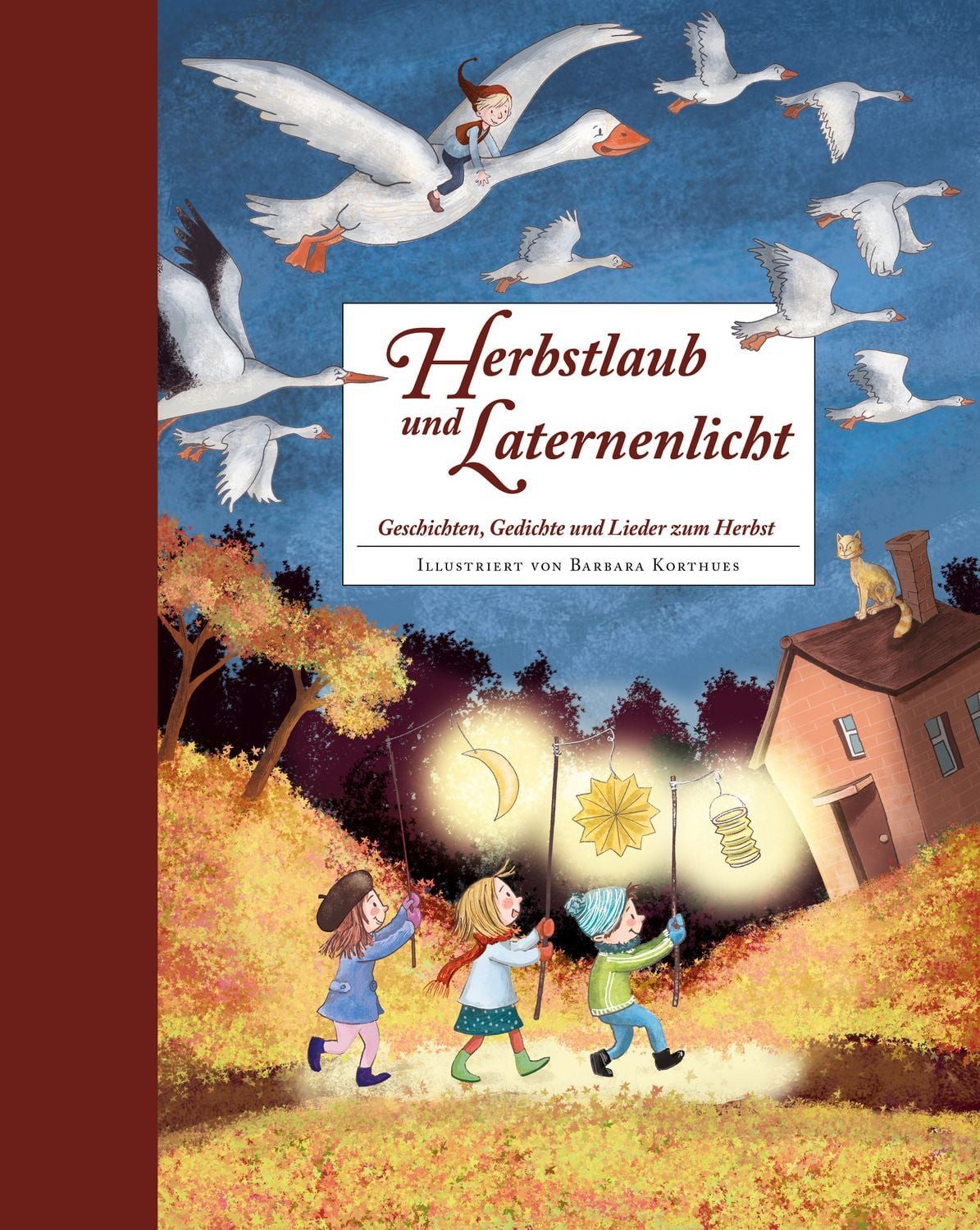 Herbstlaub und Laternenlicht / diverse