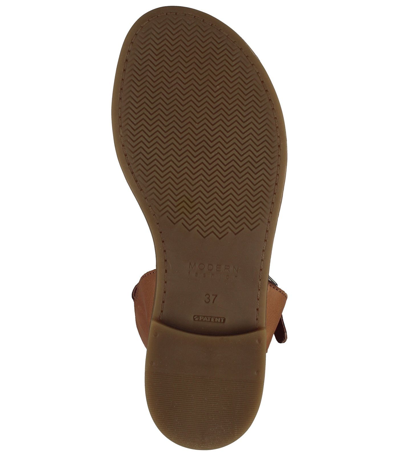 ILC Sandalen Cognac Riemchensandalette Leder