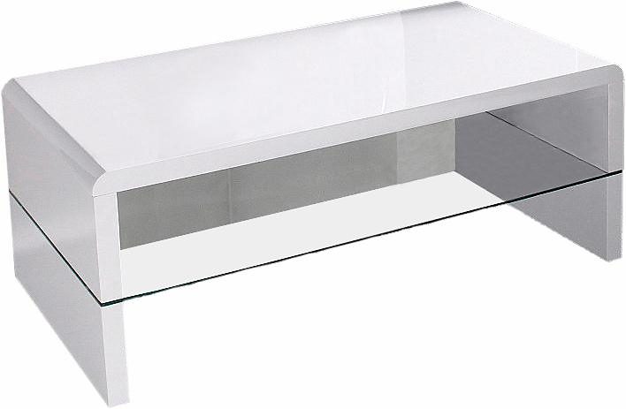 ROOMED Couchtisch mit Klarglasablage - nur 189,99€