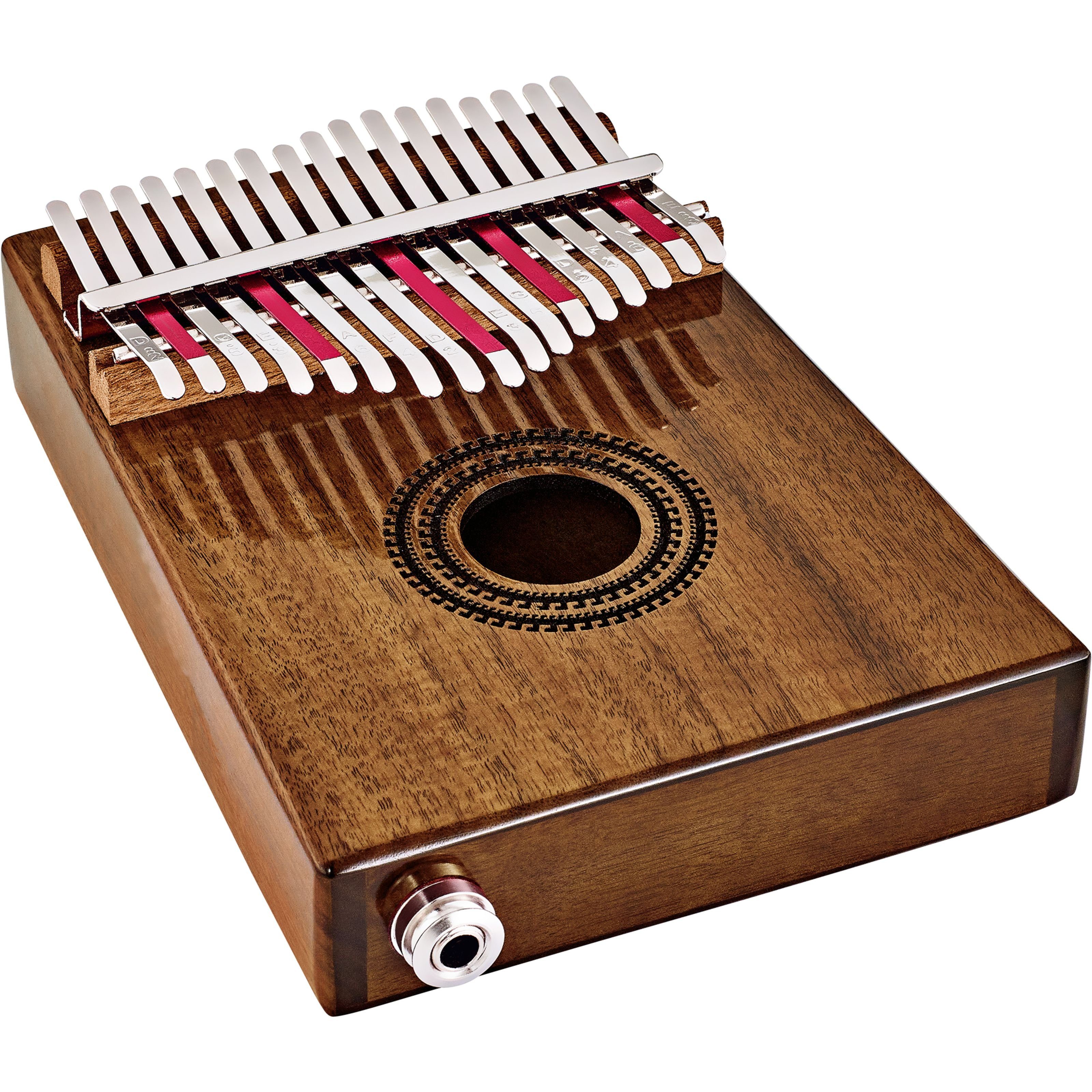 Meinl Percussion Kalimba, Percussion, Kalimbas, PKL1707H Soundhole Pickup Kalimba Akazie - Kalimba