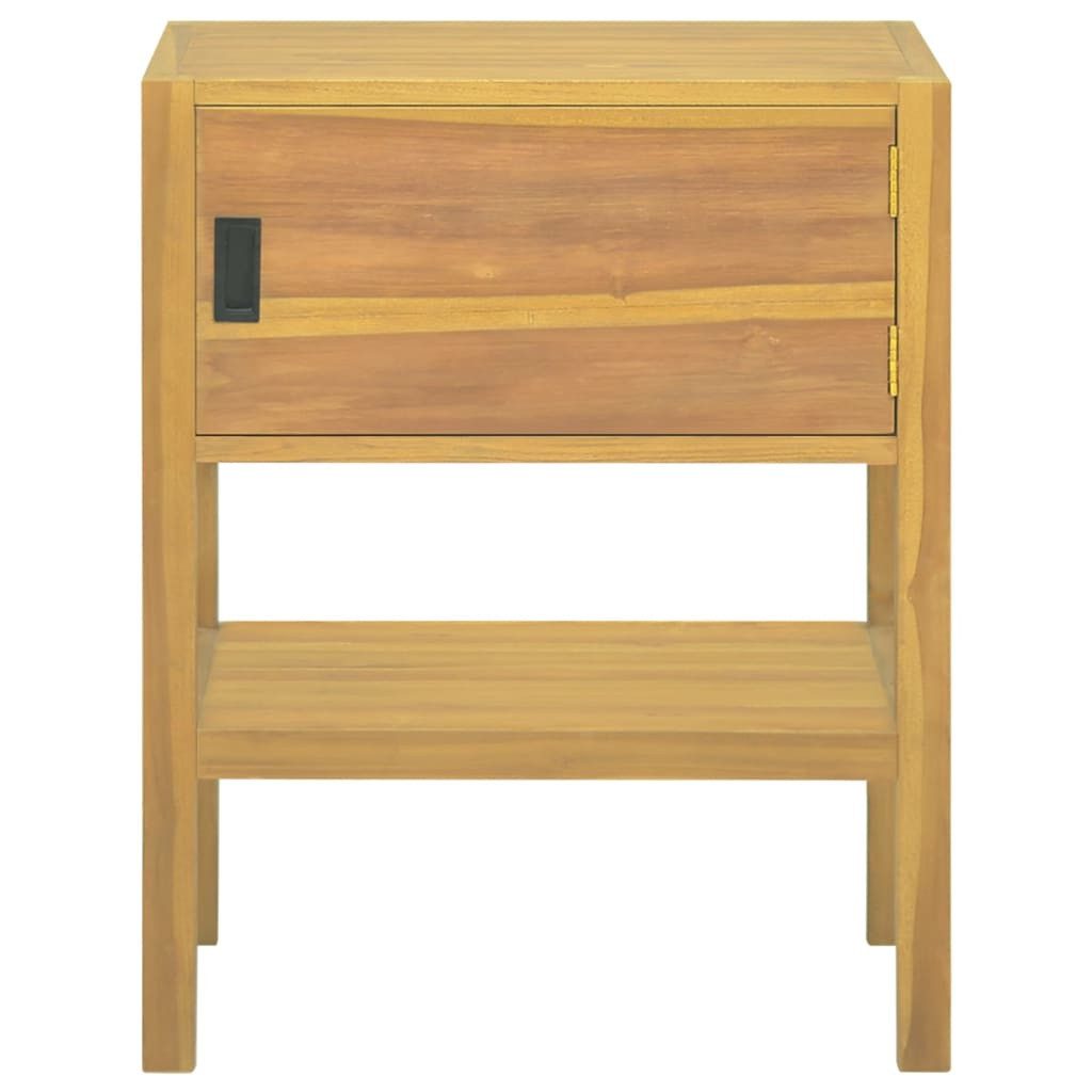 vidaXL Badregal NA Badschrank 60x40x75 cm Massivholz Teak