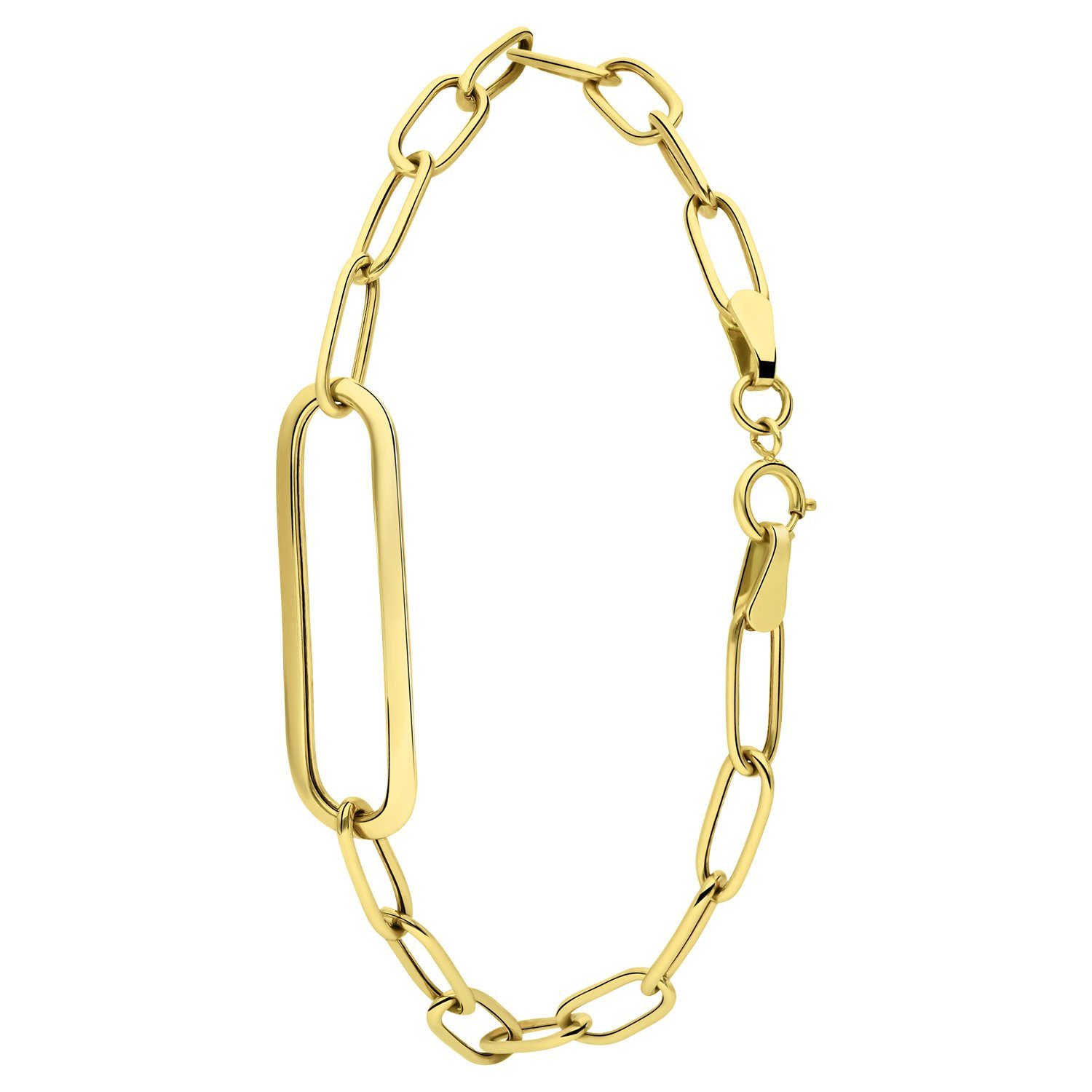 LUCARDI Gliederarmband Armband - 585 Gold - Gold - Damen