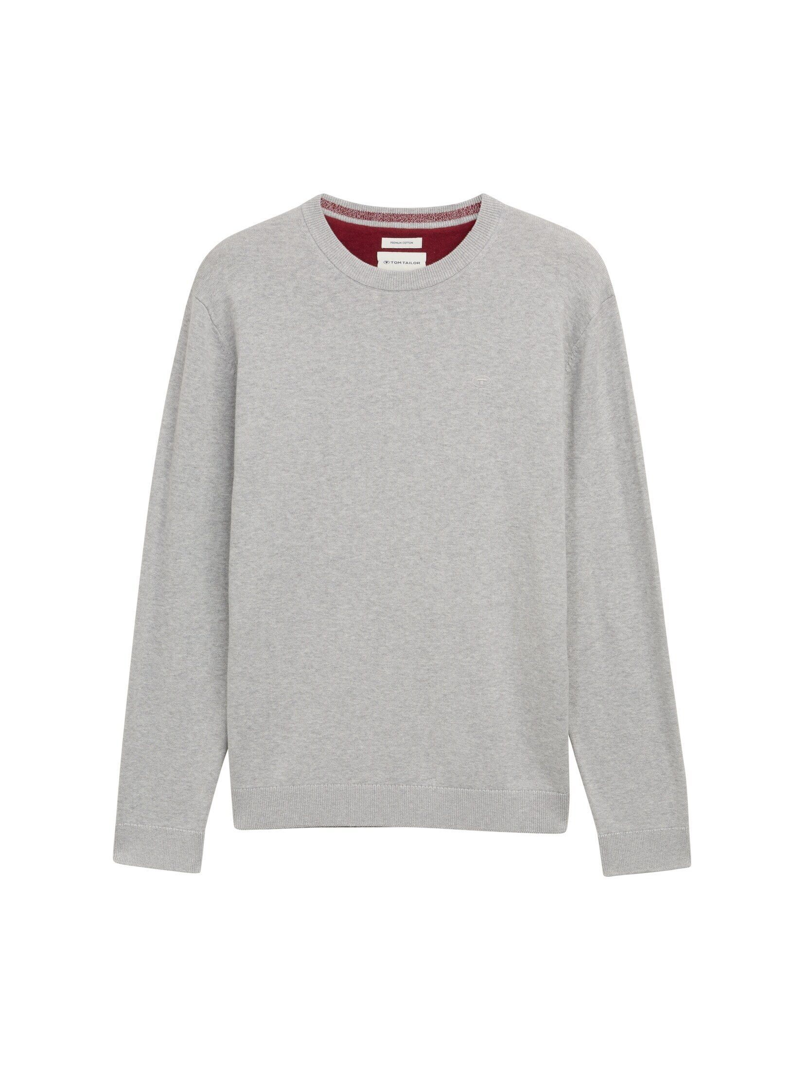 TOM TAILOR Strickpullover Pullover & Strickjacken Basic Strickpullover aus günstig online kaufen