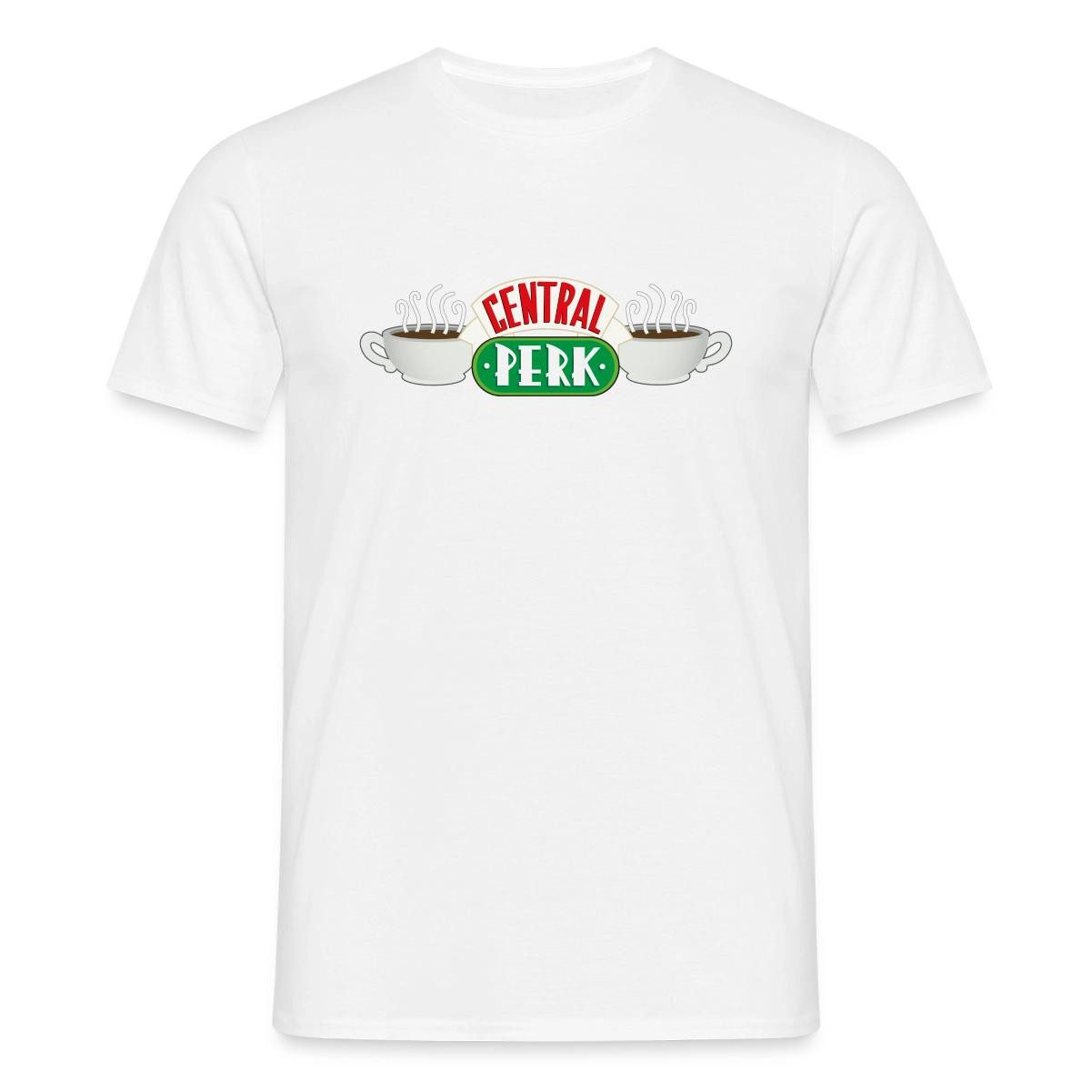 Spreadshirt T-Shirt Friends Central Perk Männer T-Shirt (1-tlg)