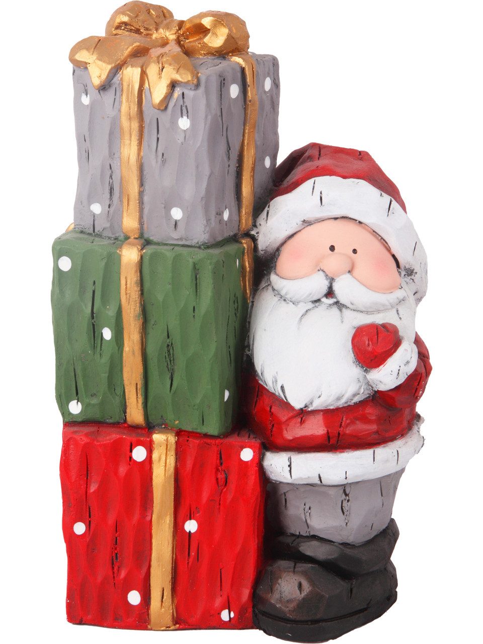 Trend Line Weihnachtsfigur Dekofigur Weihnachtsmann 34 x 21 cm bunt günstig online kaufen