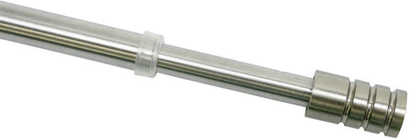 Vitragenstange, GARDINIA, Ø 10 mm, 1-läufig, ausziehbar, Serie Vitragestange Zylinder Ø 10 mm