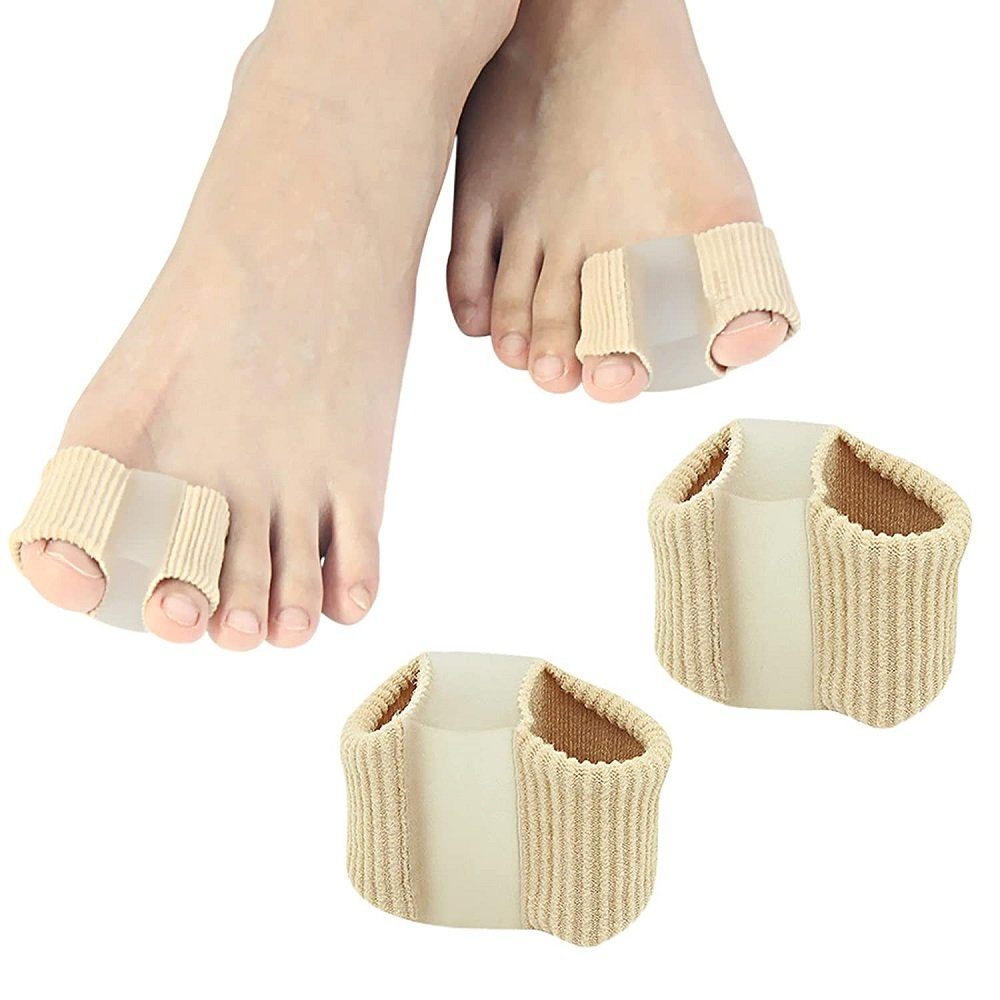 COOL-i ® Zehenkorrektor Silikon Zehenspreizer für Hallux Valgus (1 Paar), bei Ballenzeh – für Tag & Nacht, unauffällig & unisex tragbar