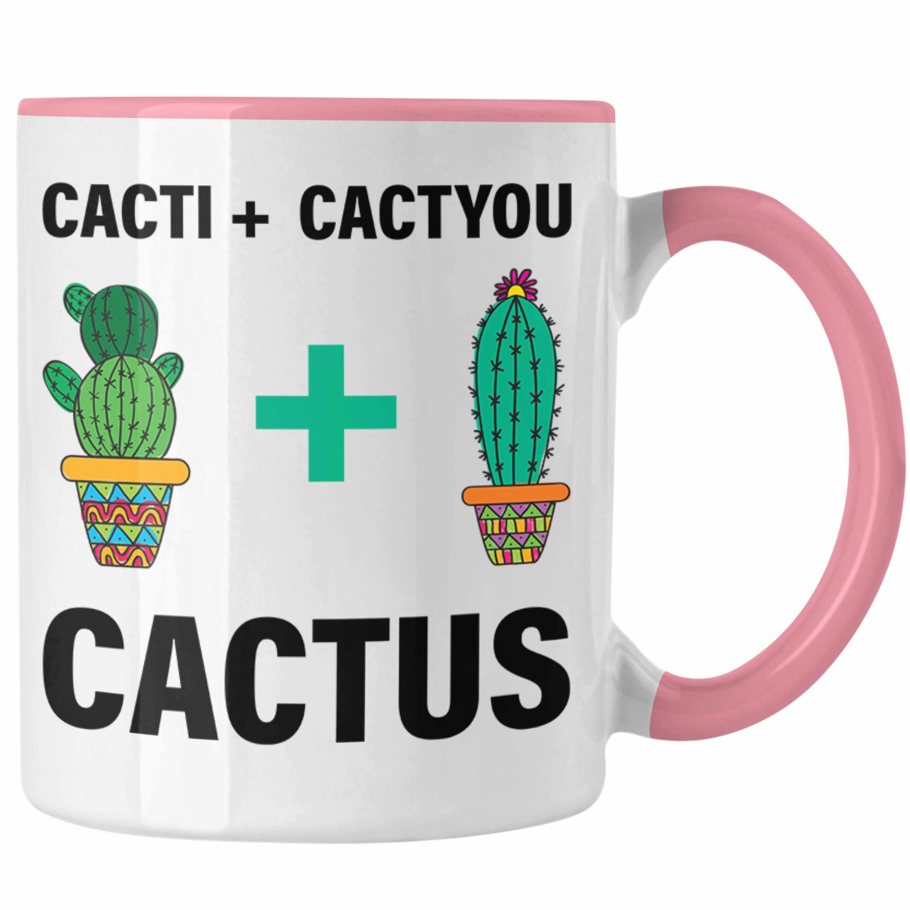 Trendation Tasse Trendation Kaktus Tasse Spruch Liebe Valentinstag