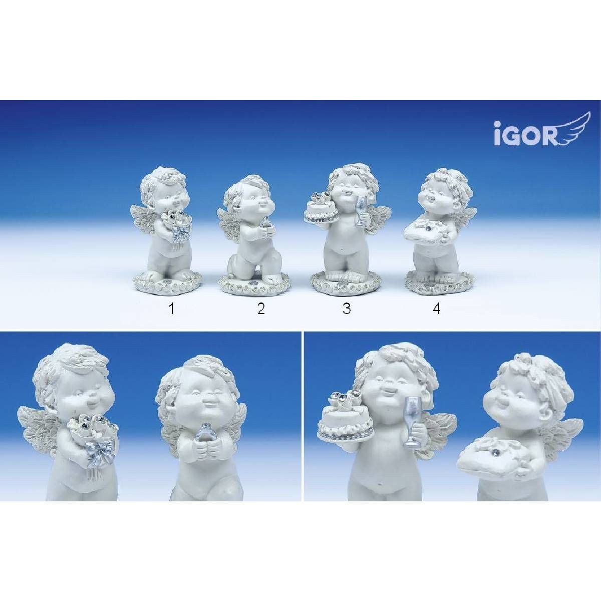 Small-Preis Engelfigur Glücksbringer Engel Igor zur Hochzeit