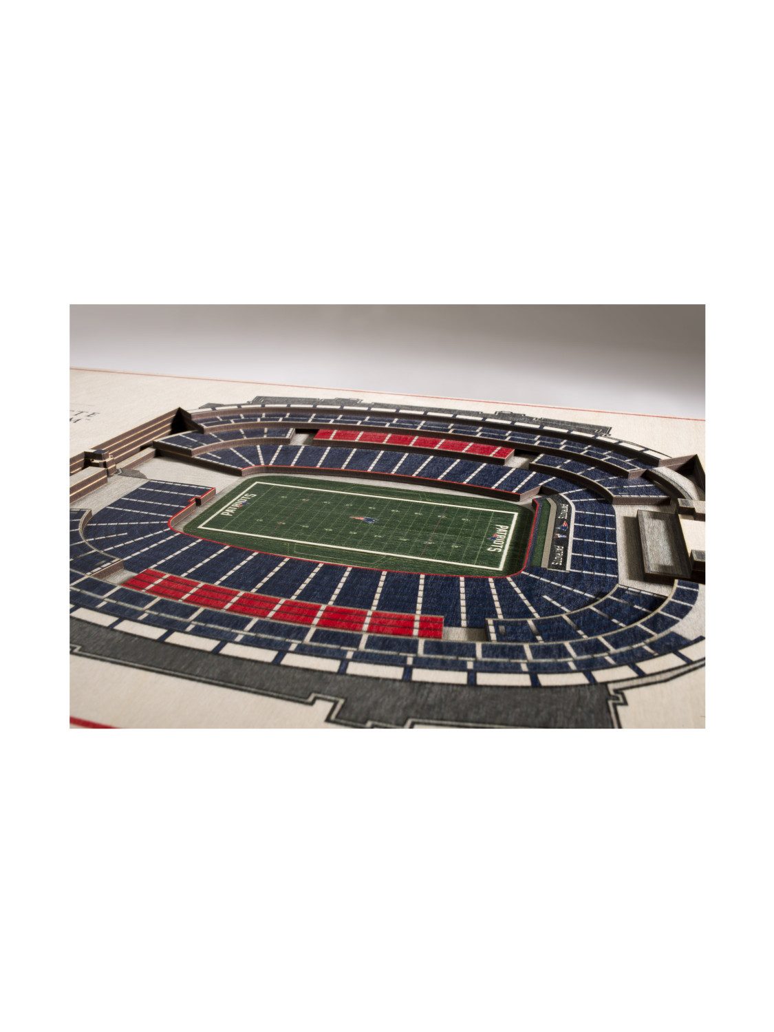 New England Patriots Wanddekoobjekt New England Patriots 5-Layer 3D Stadium View