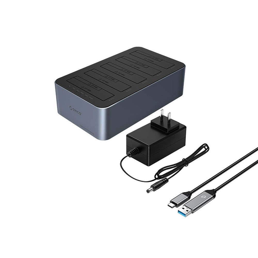ORICO Festplatten-Dockingstation Orico 6656C3-C 5-Bay Dockingstation Offline Klon