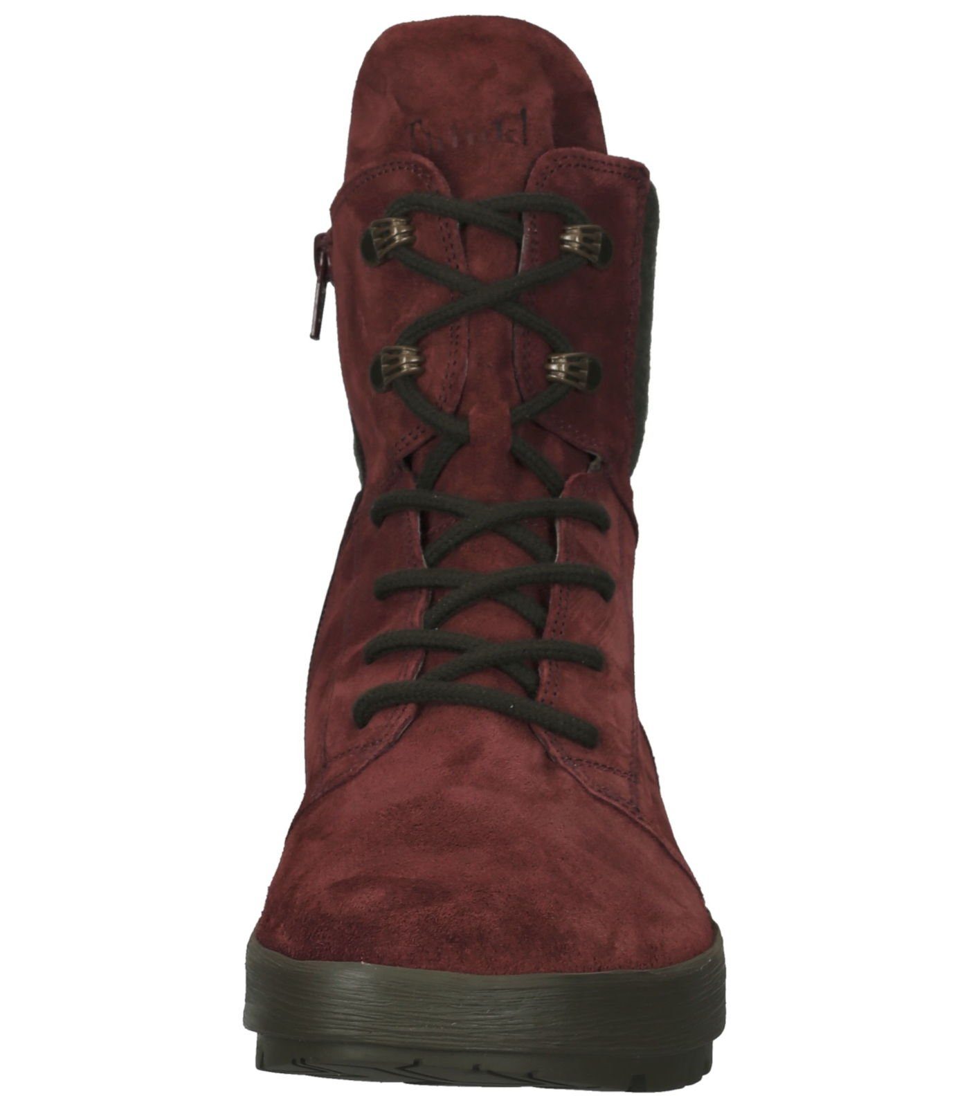 Think! Stiefelette Veloursleder Schnürstiefelette Chianti