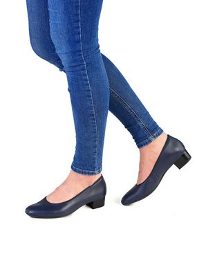 Ara Milano - Damen Schuhe Pumps Pumps Glattleder blau