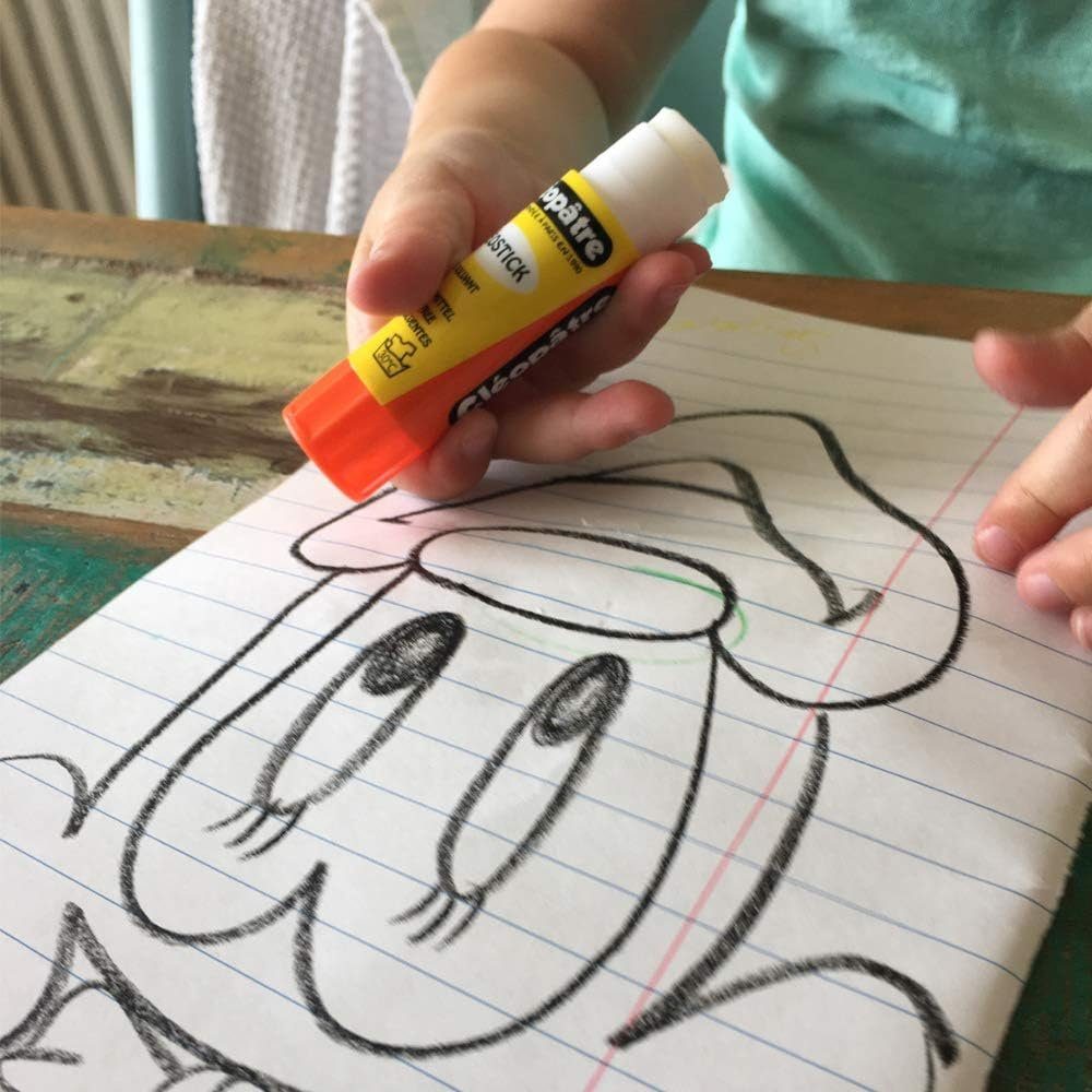 CLEOPATRA Bastelkleber BLISTER 12 MINI CLÉOSTICK – KLEBESTIFT, 8g