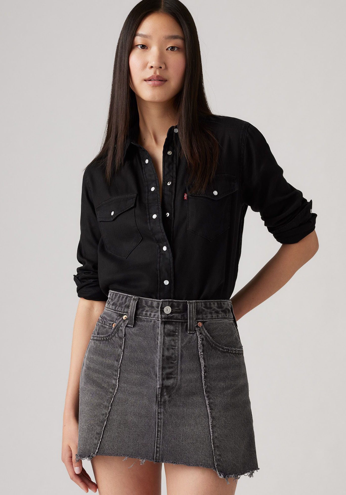 Levi's® Jeansbluse ESSENTIAL WESTERN mit Brusttaschen günstig online kaufen