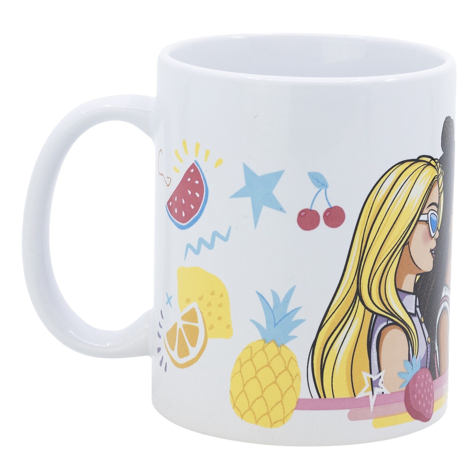 Barbie Tasse Barbie and Friends Teetasse Kaffeetasse Geschenkidee 325 ml, keramik