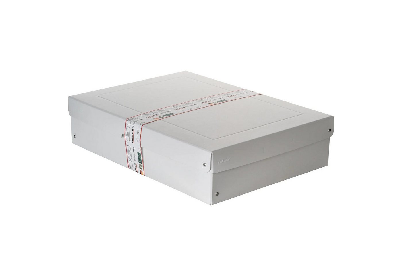 Thumbnail - Falken Archivcontainer 5x PURE Box PRO A3 100 mm Füllhöhe - Weiß - 22002168000F, Ablageboxen