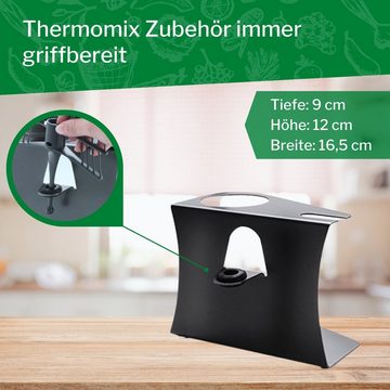 Leckerhelfer - automatisch Lecker Küchenmaschinen Zubehör-Set Zubehörhalter passend für den Thermomix TM6