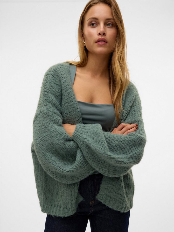 Rep Cardigan Vero Moda Strickjacke VMMAYBE LS OPEN CARDIGAN GA REP, Gestrickter ...